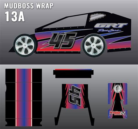 Salvas Mudboss Wrap 13 - Truline Graphics - RC Racing Decals Grills and ...