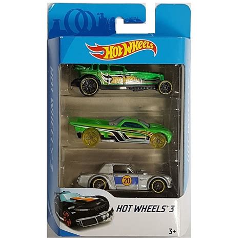 Hot Wheels kisautók darabos szett zöld zöld szürke Gyerekajándék
