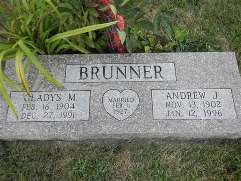 Gladys Marguerit DaMetz Brunner 1904 1991 Find A Grave Gedenkplek