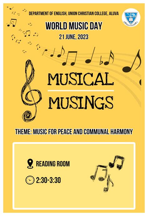 World Music Day 2023 | Union Christian College Department of English English