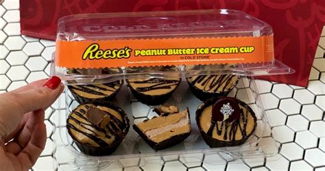 Cold Stone Creamery Is Now Offering Reeses Peanut Butter Ice Cream Cups