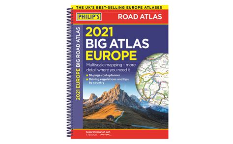 Philip S Big Road Atlas Europe A Spiral Binding Philip S Road