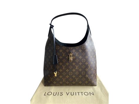 Verkauft Louis Vuitton Flower Hobo Monogram Canvas Tasche Schultertasche Top