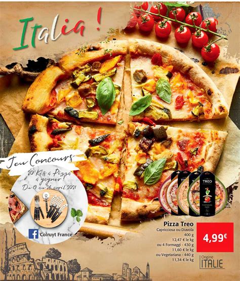 Promo Pizza Treo Chez Colruyt Icatalogue Fr