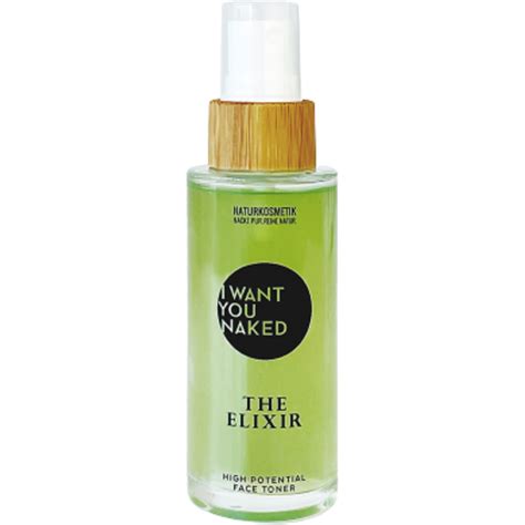 I WANT YOU NAKED Holy Hemp High Potential Face Toner THE ELIXIR Ml Ecco Verde