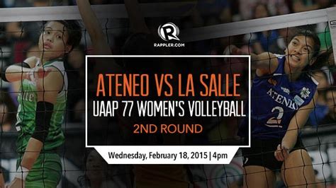 Rappler On Twitter Live Blog Ateneo Vs La Salle Uaap Volleyball