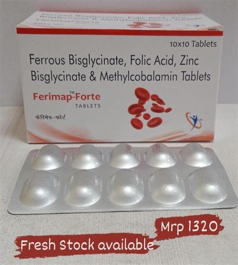 Ferrous Bisglycinate Mg Folic Acid Mg Zinc Bisglycinate M