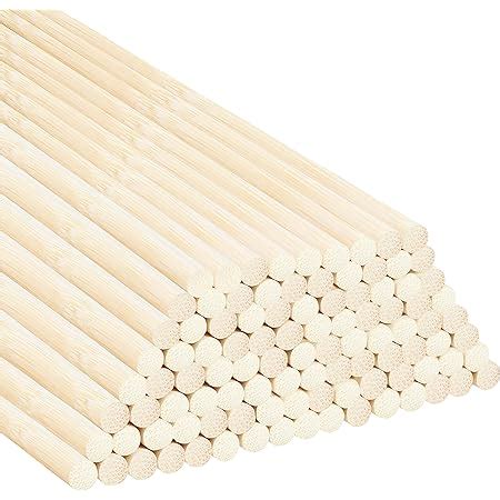 Belle Vous Bastoncini Legno Per Modellismo Bamboo Rotondi Naturali Set