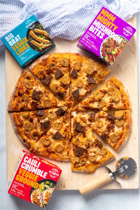 Vegan Meat Lovers Pizza Featuring Big Mountain Foods Zardyplants