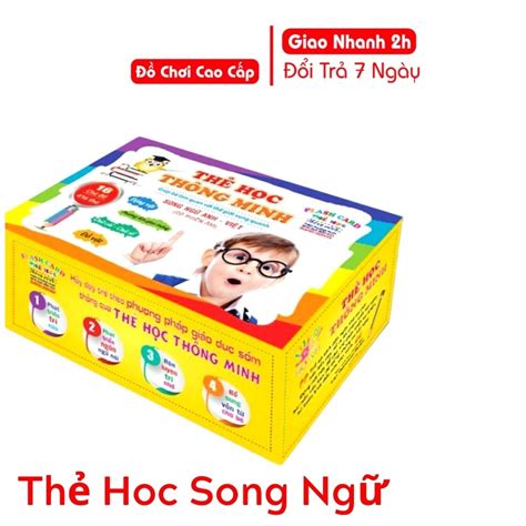 Thẻ học Flashcard Bộ Thẻ Học Thông Minh 416 Thẻ Flashcards Song ngữ