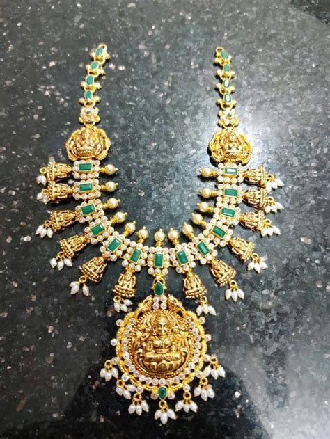 Pin By Hs Reddy On Jewel Gold Earrings Wedding Gold Bridal Necklace