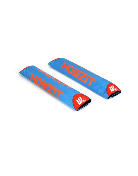 Lot De 2 Mousses De Barre De Toit Howzit Aero Large Bleu Tous Les