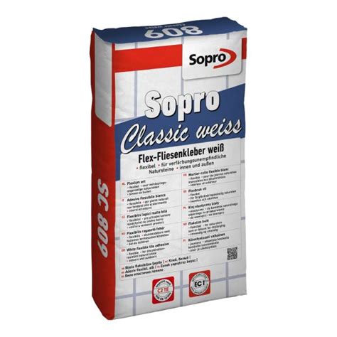 Sopro Sc 809 Classic White Tile Adhesive Smet Building Products Ltd