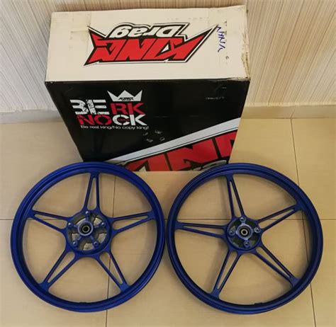 Y Y Zr King Drag Sport Rim Fg Blue Complete With Bearing