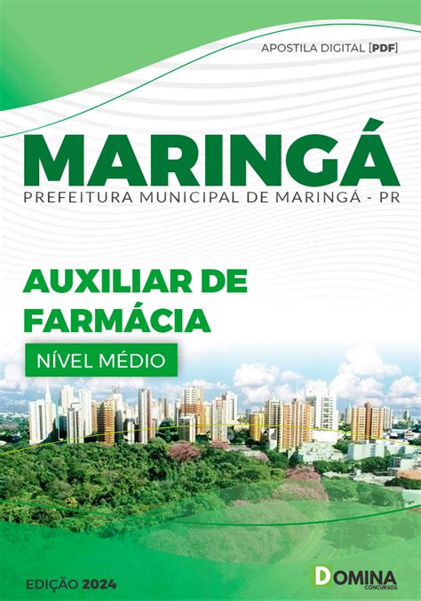 Apostila Pref Maring Pr Auxiliar De Farm Cia