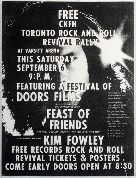 Toronto Rock And Roll Revival 1969 Pre Show