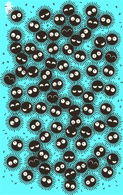 Hayao Miyazaki Fan Art Soot Sprites Soot Sprites Hayao Miyazaki Ghibli