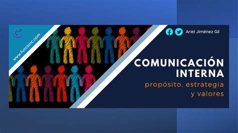 Comunicación Interna propósito estrategia y valores Función C