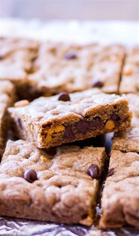 Chocolate Chip Butterscotch Cookie Bars A Latte Food