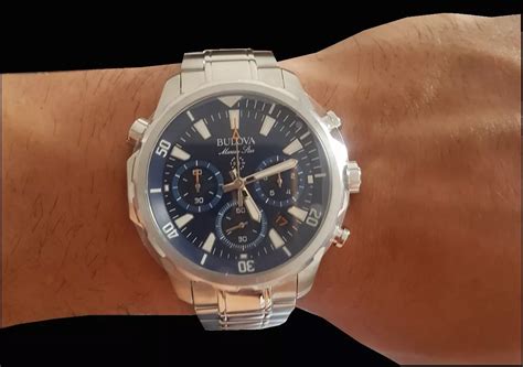 Bulova B Marine Star Chronograph Watch Mm