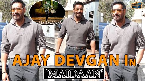 Ajay Devgn Reached At Trailer Launch Event Of The Much Awaited Film