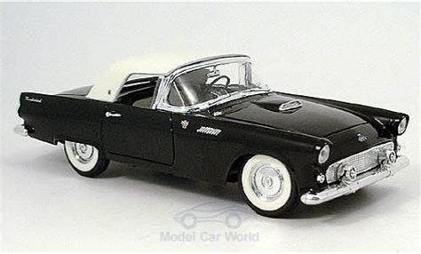 Diecast Model Cars Ford Thunderbird 1955 118 Yat Ming Blackwhite 1955