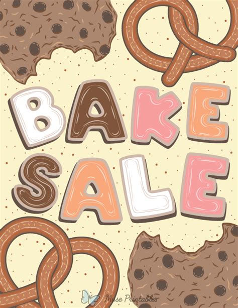 Printable Bake Sale Sign