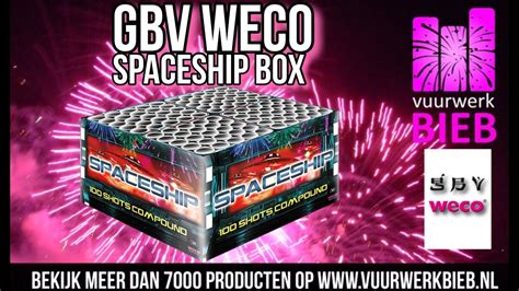 Vuurwerk Spaceship GBV Weco Weco Feuerwerk Vuurwerkbieb Nl YouTube