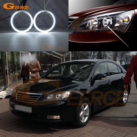 Kit de anillos de Halo de Ojos de Ángel accesorios para coche Geely