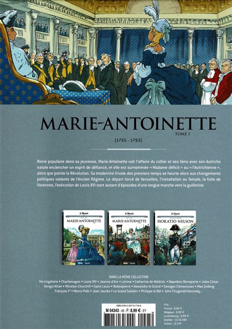 Les Grands Personnages De L Histoire En Bandes Dessin Es Marie Antoinette