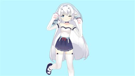 Anime Girl 3d Models Sketchfab