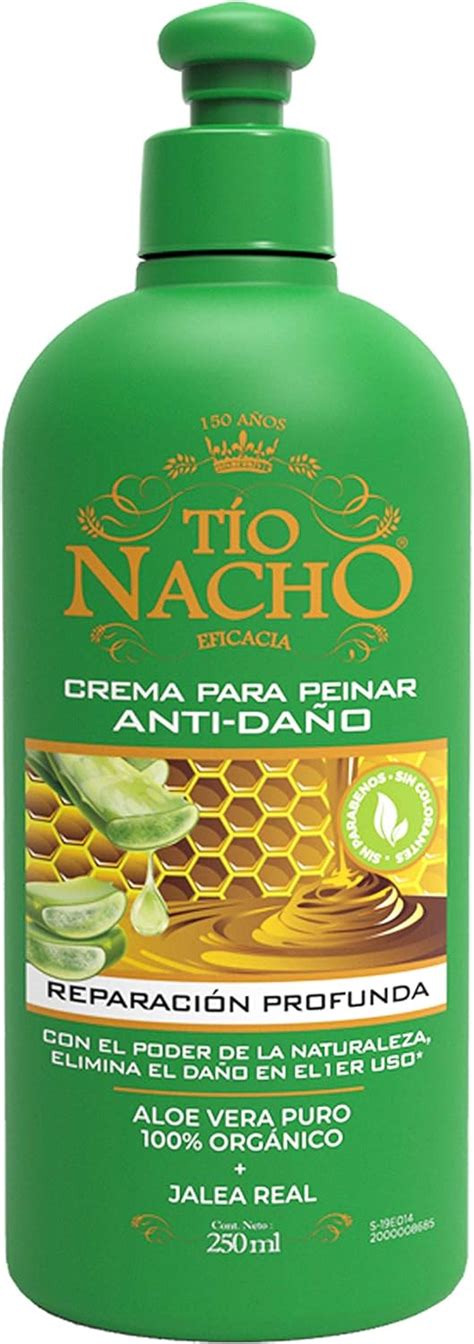 T O Nacho Crema Para Peinar Anti Da O Y Reparaci N Profunda Con Aloe