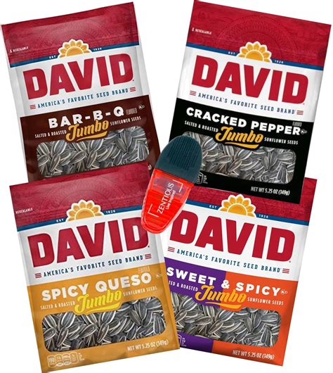 Amazon David Sunflower Seed Variety Pack Bold Flavors Take Your