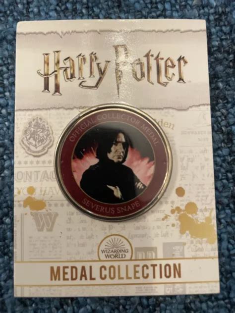 HARRY POTTER WORLD Wizarding Coin Medal Collection SEVERUS SNAPE 8 00