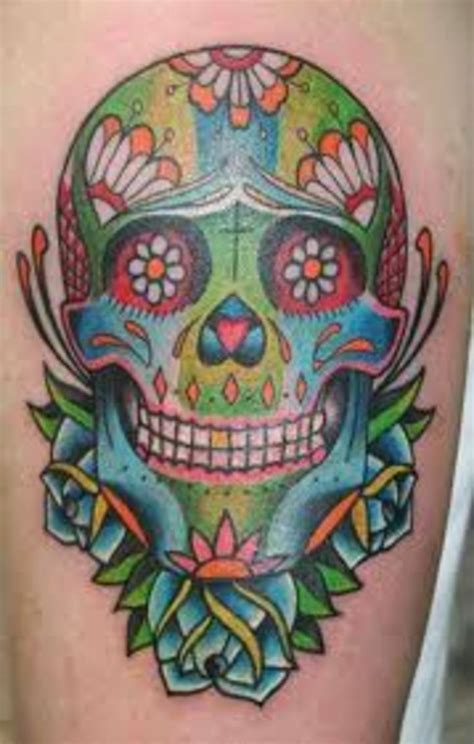 Sugar Skull Tattoos And Designs Sugar Skull Tattoo Meanings And Ideas