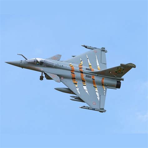 Fms Dassault Rafale 64mm Jet Pnp Grey Tiger Reflex Gyro System