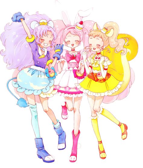 Cure Gelato Cure Whip And Cure Custard By Chokokuki On Deviantart