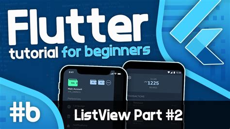 Flutter Tutorial For Beginners Listview Part Youtube