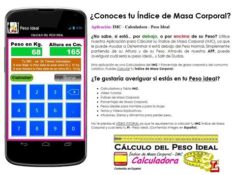 Descarga De Apk De Calculadora Peso Ideal Imc Para Android