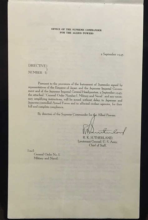 General Order No 1 Wikiwand