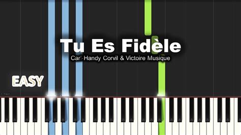 Tu Es Fid Le Carl Handy Corvil Victoire Musique Easy Piano