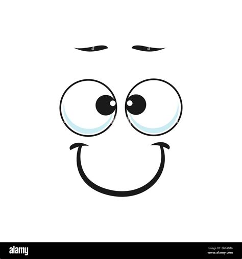 Emoji shy expression isolated kind emoticon with rolled together eyes ...