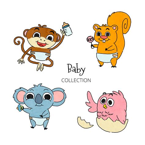 Baby Animals Cartoon Images