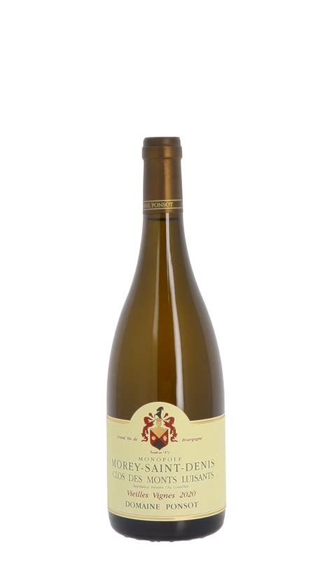 Domaine Ponsot Clos Des Monts Luisants 2020 Blanc Bourgogne Morey St