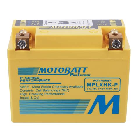 Motobatt Battery Pro Lithium Mplxhk P