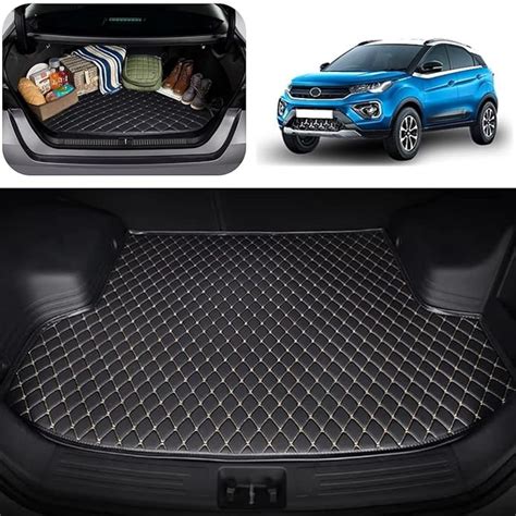 Vahan Expo D Luxury Car Trunk Mat Dicky Boot Mat Suitable For Nexon