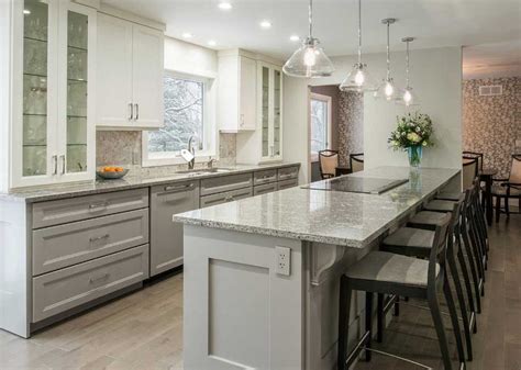 Quartz Countertops With Gray Cabinets Decoomo