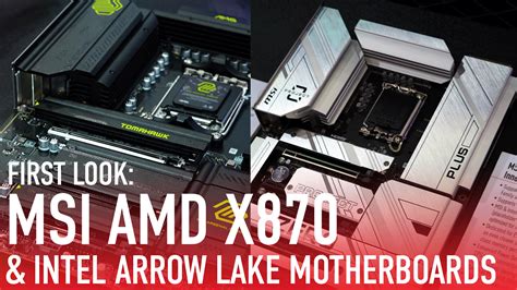 First Look MSI Teases AMD X870 And Intel Arrow Lake Motherboards