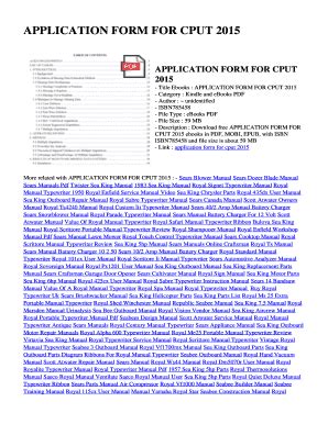 Fillable Online Zuic Application Form For Cput Application Form