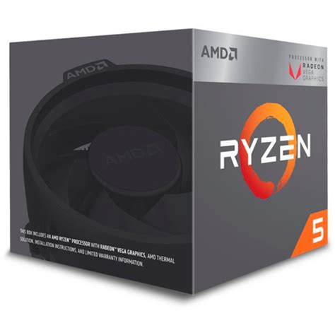 Processador AMD Ryzen 5 2400G 3 6GHz 3 9GHz Turbo 4 Cores 8 Threads